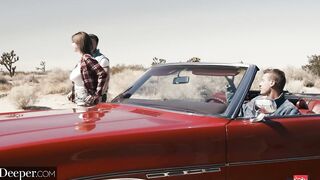 Deeper. Seth & Gabbie Fucked on Car Hood while her bf is away