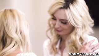 Serene and Spencer explores Lexi and Chloe's pussy