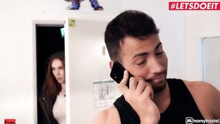 HORNY HOSTEL - Gigantic Boobs Backpacker Lenina Crowne Getting Her Pussy Banged Hard - LETSDOEIT