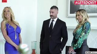 ScamAngels - Brandi Love And Olivia Austin Long Hooters USA MILFs Bang Married Man