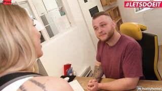 HORNYHOSTEL - (Mia Blow, Darrell Deeps) - Long Boobies mom Makes Her Amazing Web Web Cam Show With Her bbcs Roommate