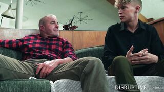 Stepuncle Dale Savage breeds twink Harley Xavier in ass for inheritance