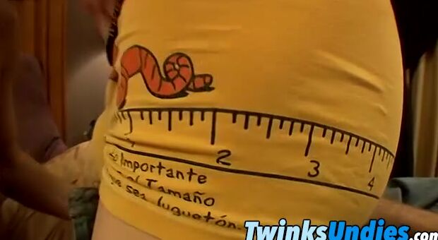 Twinks Brendan and Ryan swap undies and lick and stroke