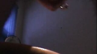 Naughty butt muncher was waiting all day to stroke his rod