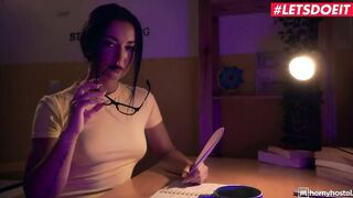 HORNYHOSTEL - (Zuzu Sweet, Jesus Reyes) - Naughty Dark Hair Needs Her big black dick Fix On Vacation