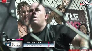 Slim turkish dark haired 19 year old yo fucks into a boxing ring