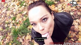 German Older Mom pick up on street and make a boned date