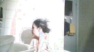 joyable peeking at my mature mother