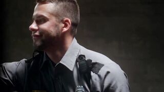 Deeper. Infamous Vicki Chase in large cell block blowbang
