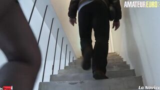 AMATEUR EURO - Thick Blonde Delights Inside Pretty Hardcore Anal Sex