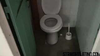 Young straight Latino sucks a big dick and barebacked in POV