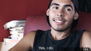 Offered porn video – Latino twink offered money to suck cock and get fucked hard