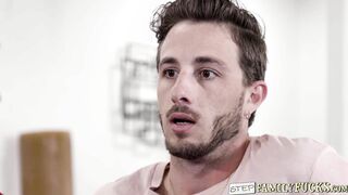 Busty stepmom knows how good forbidden sex with stepson is