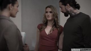 Loyalty tester is tricked to have 3some