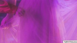 Trans Lucy Hart fucks dance instructor