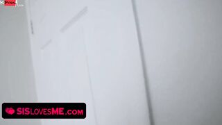 Amazing Assed Blonde Inside Slutty Cop Costume Came Home After Party Hungry For Stepbro's Long Dick