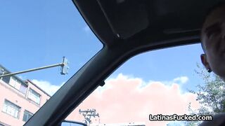 Busty Colombian amateur cocked hard on casting