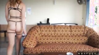 Cum in the Mouth of a Sexy Stepsister Homemade