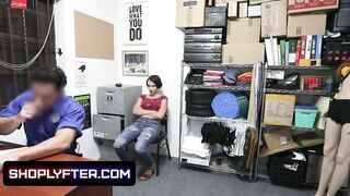 Sexual Bimbo Natalie Porkman Caught Hiding Store Goods