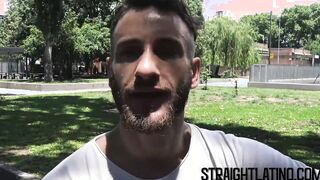 Horny bearded Latino getting raw banged POV style