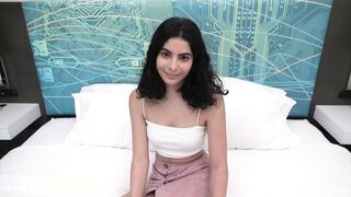 This 18 yr old teen with braces sucks a fat cock