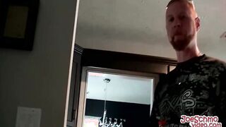 Hung big black dude gets straight guy Chris all worked up