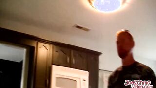 Hung big black dude gets straight guy Chris all worked up
