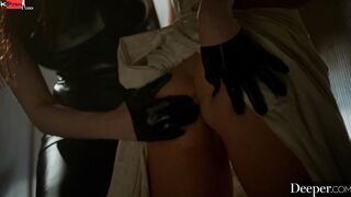 Deeper. Mistress Maitland pushes sub Emily to her limits