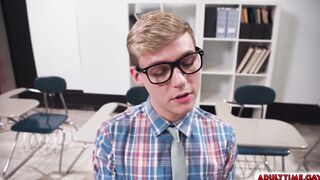 Jack Gets Anal Gangbang Inside the Classroom