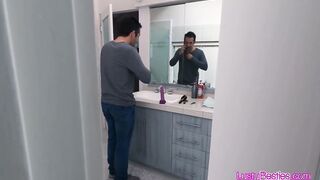 Sexy prank turns to foursome with hot besties