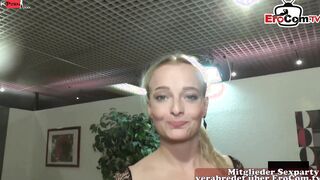 WITHOUT CONDOM amateur creampie gang bang with german sluts
