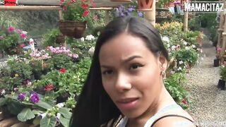 CARNE DEL MERCADO - Bubble Butt Latina Hoe Andrea Flores Oiled And Fuck Hard By Fat Penis