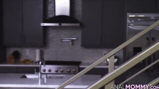 Busty MILF Kenzie Taylor spanked before hard ass fucking