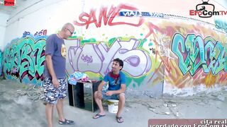 Blonde spanish bimbo with natural titties wanna screwed inside a lost place