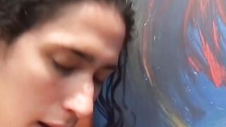 Cute latino homosexual receives ass drilling and cums