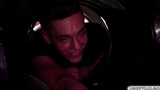 Benvi got stucked and Blake fucked him from behind