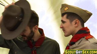Master Tucker Barrett fucked his scoutboy Nathan James