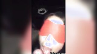 Slave Stella sucks my cock and offers her asshole
