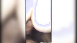 Slave Stella sucks my cock and offers her asshole