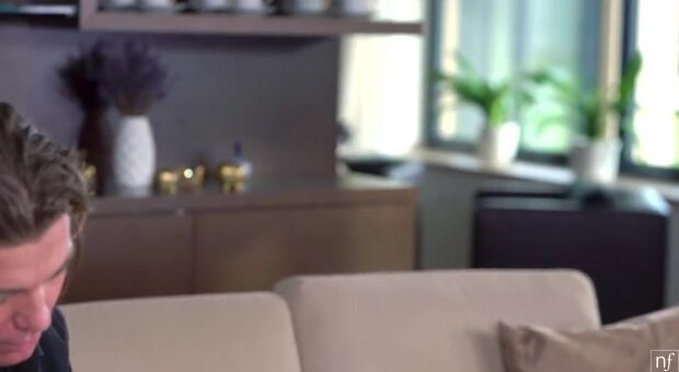 Freya Dee may think she's alone at work when she slips her hand beneath her dress and starts masturbating, but