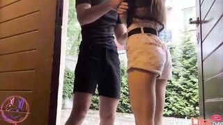 Public Sex with Neighbor Stepsister