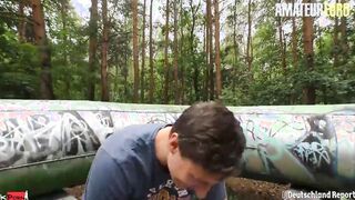 Petite 19 Yo Lullu Gun Goes Into The Woods Ready For