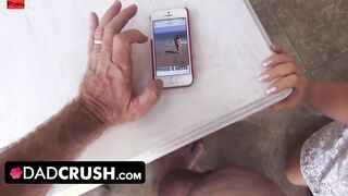 DadCrush - Lusty Dark Haired Beauty With Big Ass Turns Scene