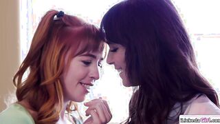 Lesbian stepdaughter facesitting stepmom