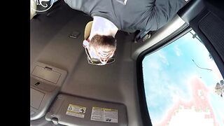 Hot Blonde Picked Up and Gives Road Head, Gets Fucked!