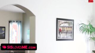 Sis Loves Me - Blonde beauty With Round Booty Getting Blindfolded And Satisfies Her Turned On Stepbrother