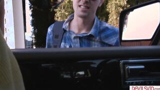 Busty Milf picks up n fucks college dude