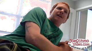 Hot young bisexual John has a little experience with guys