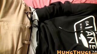 Slim dude Sean Johansen pulls out his boner and masturbates