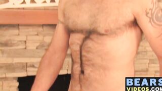 Big strong dick mature bear fucking this amateur hunks ass